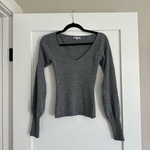 Reformation Gray Cozy Cashmere Sweater Small🐨